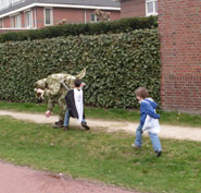 Aiken en ik gaan die draak slopen